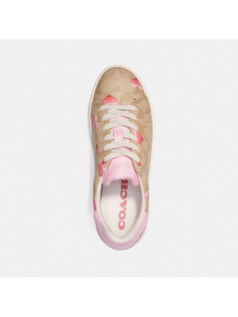 COACH SIGNATURE CANVAS HEARTS COLLECTION LOWTOP SNEAKERS SIZE 10 - Picture 9 of 10